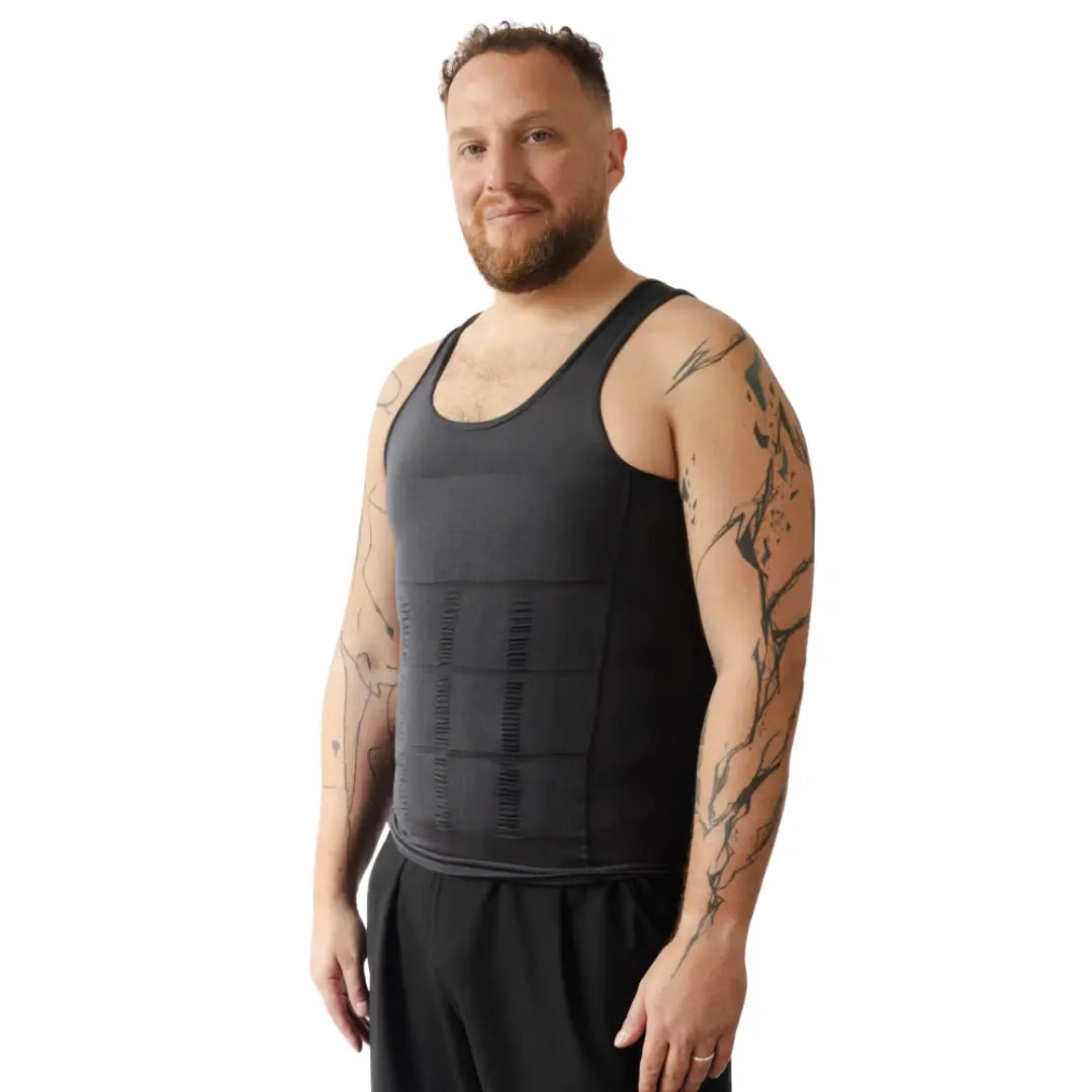 AuraFit Tank™ - Canotta Compressione Uomo