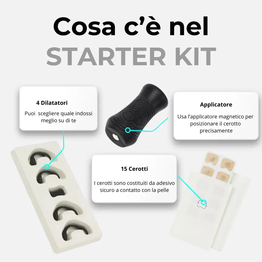 AuraAir™ - Dilatatore nasale anti-russo da viaggio
