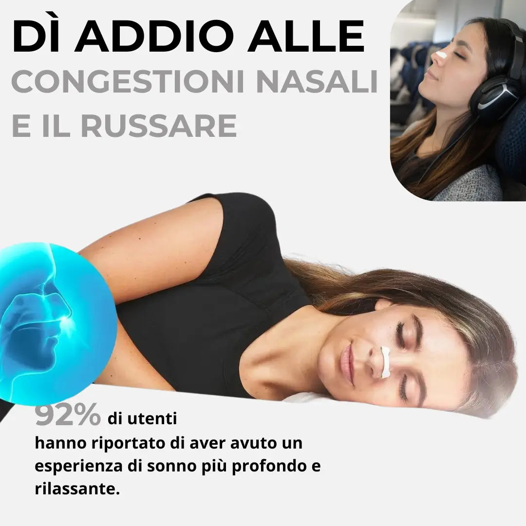 AuraAir™ - Dilatatore nasale anti-russo da viaggio