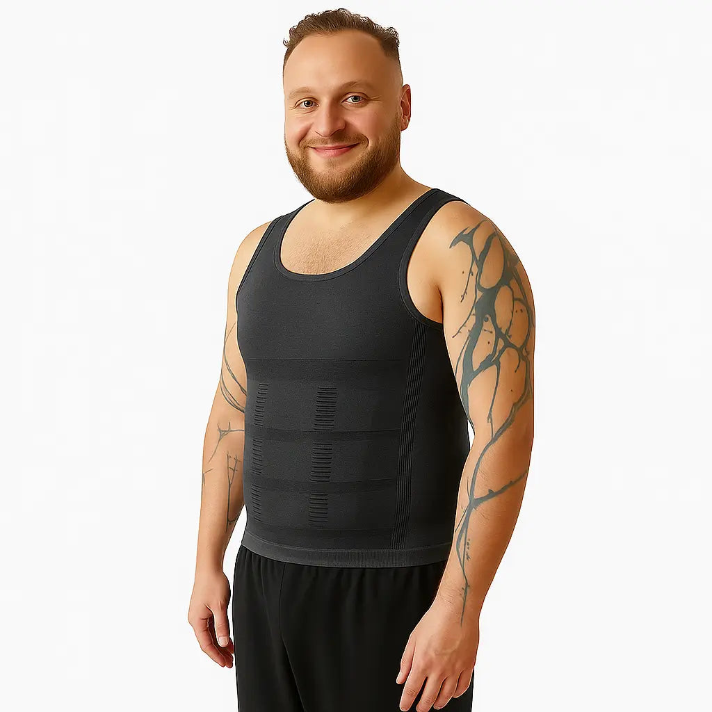 AuraFit Tank™ - Canotta Compressione Uomo