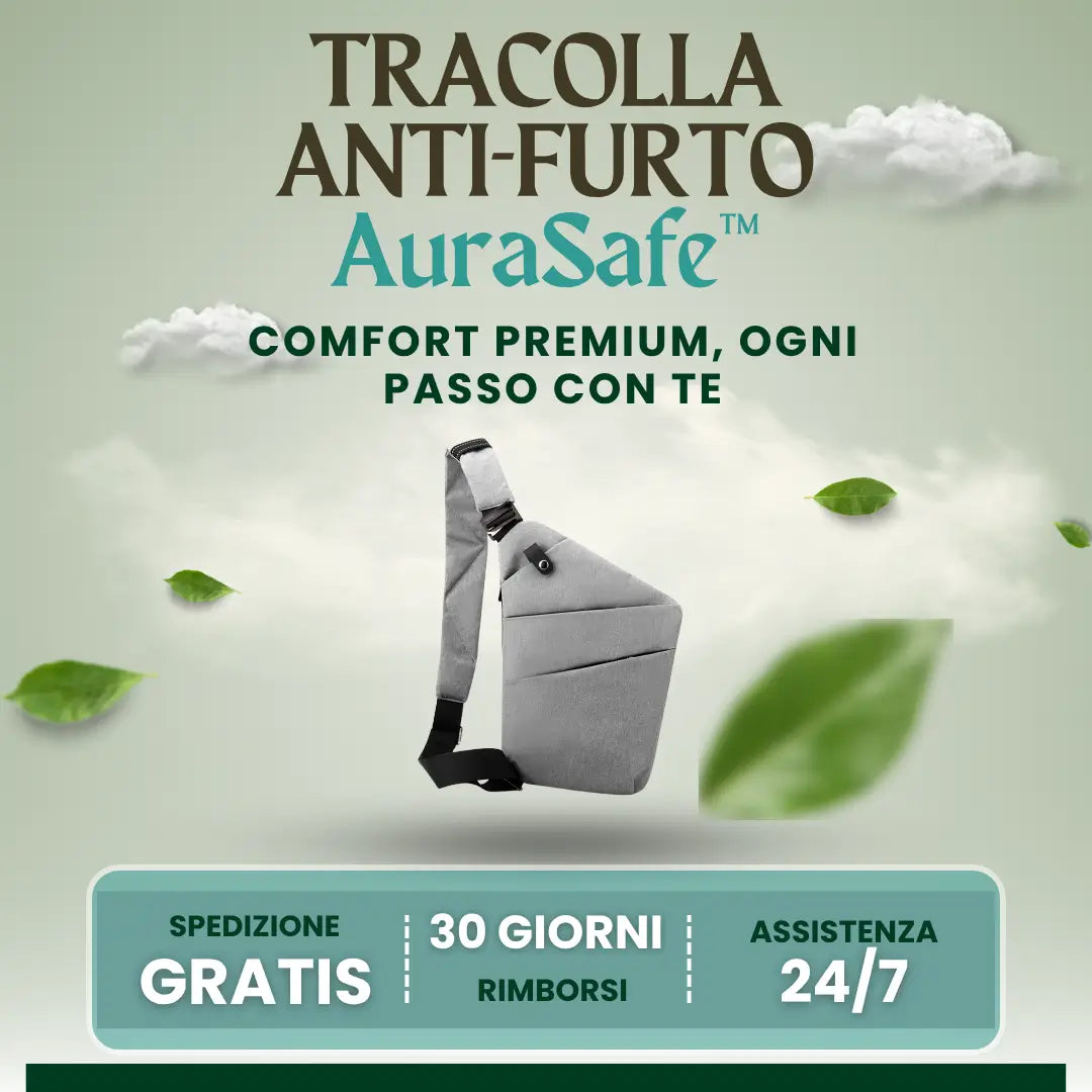 AuraSafe™ - Tracolla Antifurto