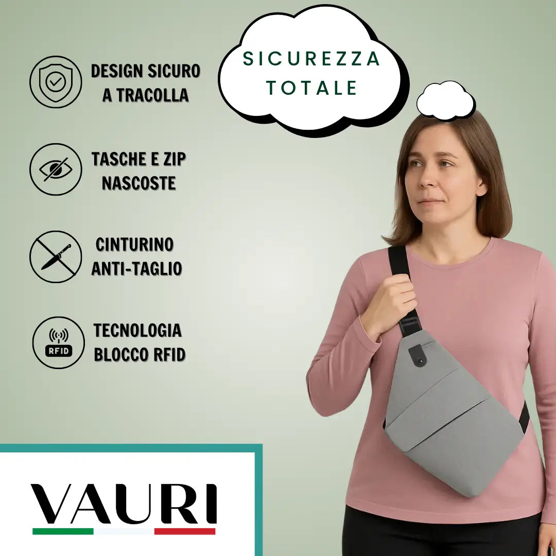 AuraSafe™ - Tracolla Antifurto
