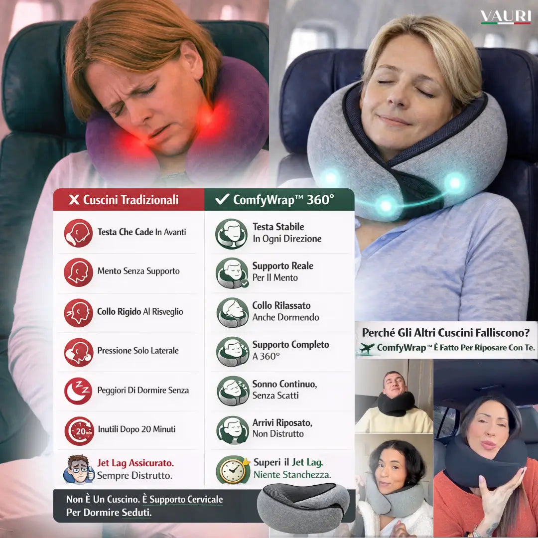 ComfyWrap™ - Cuscino Da Viaggio 360°
